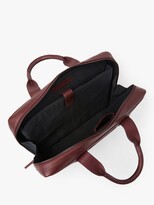 Thumbnail for your product : John Lewis & Partners Oslo Leather Briefcase, Oxblood