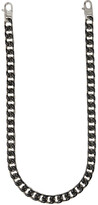 Thumbnail for your product : Amiri Silver & Black Wallet Chain
