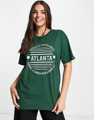 Daisy Street relaxed T-Shirt With Atlanta Print