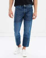 Thumbnail for your product : Levi's Pieced Drop Crop Altered Puzzle Jeans