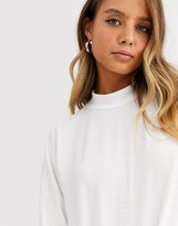 Thumbnail for your product : New Look batwing ribbed jumper in cream