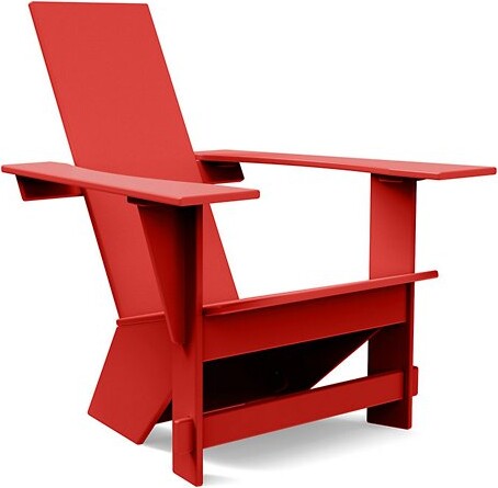 Loll Designs Westport Outdoor Adirondack Chair in Red