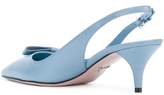 Thumbnail for your product : Prada Bow-detail slingback pumps