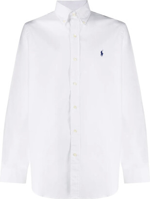 polo ralph lauren men's classic fit stretch poplin shirt