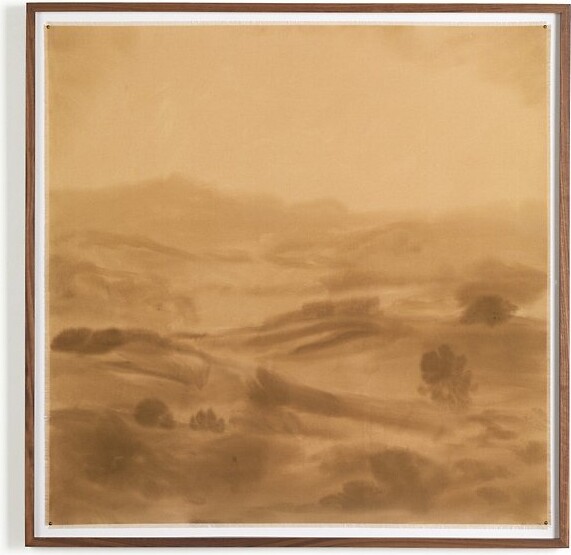 Amber Lewis x Four Hands Moorland Wall Art in Brown, Size: 32 In. x 32 In.