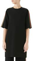 Thumbnail for your product : Gucci Side Stripe Cady Tunic Dress