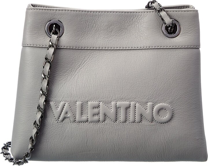 Valentino By Mario Valentino Rita Embossed Leather Shoulder Bag ShopStyle