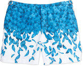Thumbnail for your product : Orlebar Brown Bulldog Printed Swim Trunks, Blue