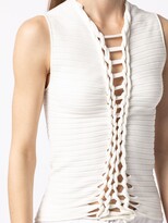 Thumbnail for your product : Dion Lee Braided Sleeveless Knitted Top