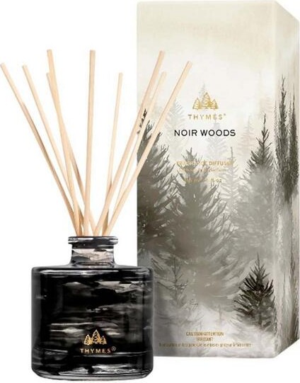Thymes Noir Woods Petite Reed Diffuser