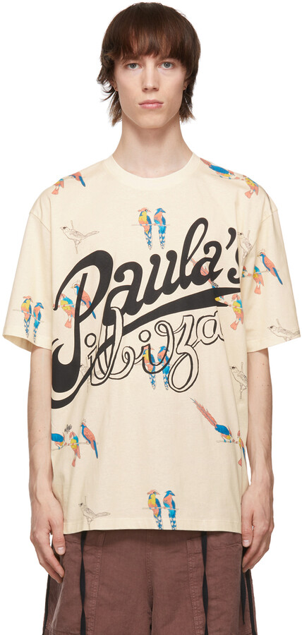 Loewe Off-White Paula's Ibiza Parrot T-Shirt - ShopStyle