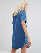 Thumbnail for your product : Noisy May Collar Denim Dress