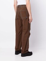 Thumbnail for your product : MSGM Contrast-Stitch Cargo Trousers