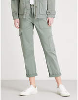 Thumbnail for your product : Frame Service straight high-rise cotton-blend cargo trousers