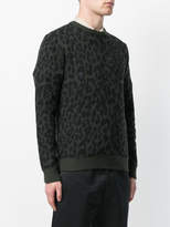 Thumbnail for your product : Nuur leopard print intarsia jumper
