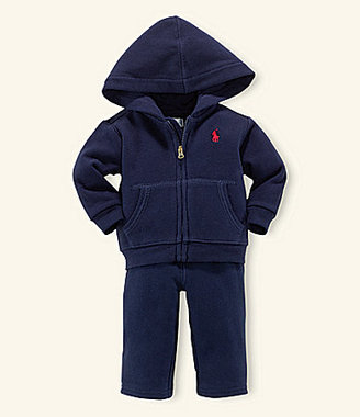Ralph Lauren Childrenswear Baby Boys 3-24 Months Full-Zip Hoodie & Pull-On Pant Set