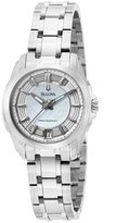 Thumbnail for your product : Bulova Women's Precisionist Silver-Tone Steel White MOP Dial