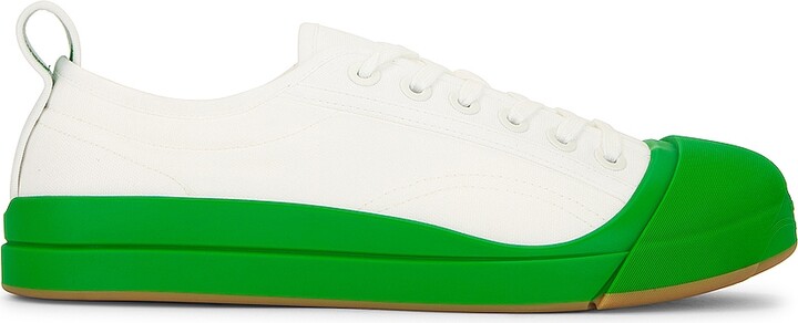 Bottega Veneta Vulcan Low Top Sneaker in White