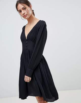 Moves By Minimum Button Front Dress
