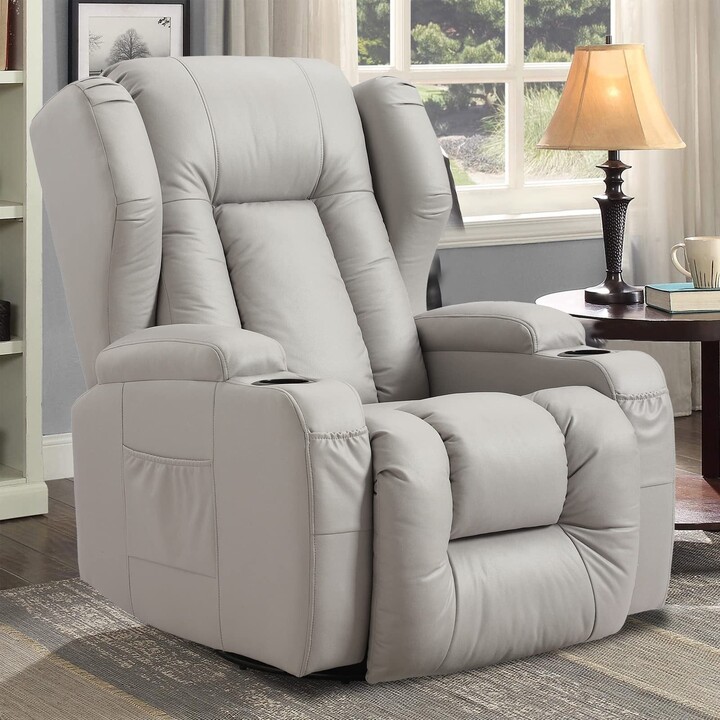 Howcool Swivel Rocker Recliner Chair Manual Glider Rocking Recliner