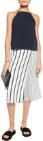 Thumbnail for your product : Alexander Wang T by Stretch-silk georgette top
