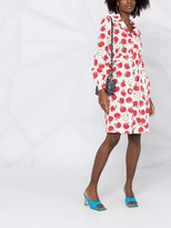 Thumbnail for your product : Boutique Moschino Apple Print Cotton Shirt Dress