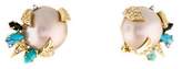 Thumbnail for your product : Alexis Bittar Mosaic Futurist Button Clip-On Earrings
