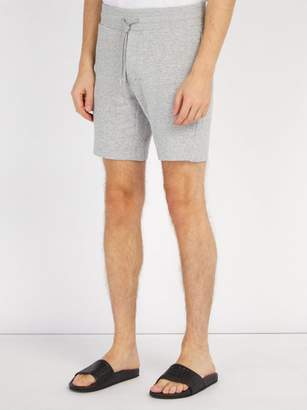 Frescobol Carioca Straight Leg Cotton Blend Shorts - Mens - Grey