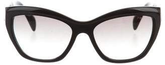 Prada Cat-Eye Logo Sunglasses