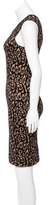 Thumbnail for your product : Lanvin Leopard Jacquard Sleeveless Dress