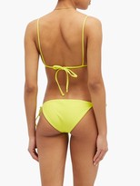 Thumbnail for your product : JADE SWIM Via Triangle Bikini Top - Light Green