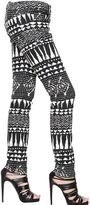 Thumbnail for your product : John Richmond Printed Cotton Stretch Denim Jeans