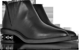 Nicholas Kirkwood Black Leather 35mm Suzi Chelsea Boots