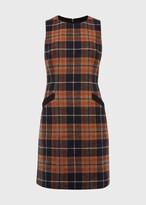 Thumbnail for your product : Hobbs London Nicola Wool Check Shift Dress