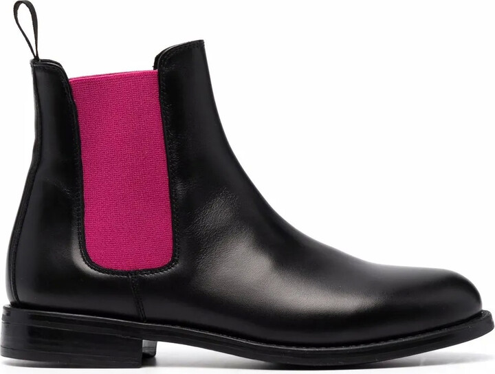 Scarosso Claudia colour-block ankle boots