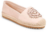 Thumbnail for your product : Karl Lagerfeld Paris Abby Floral Suede Espadrilles