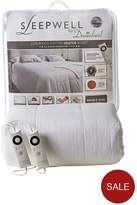 Thumbnail for your product : Dreamland Sleepwell Intelliheat Cotton Heated Duvet - Variable 6.5 To 15 Tog