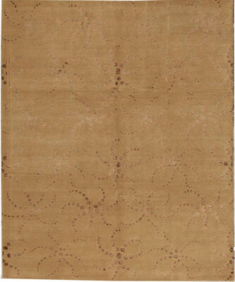 Bokara Rug Co., Inc. Hand-Knotted High-Quality Gold Area Rug