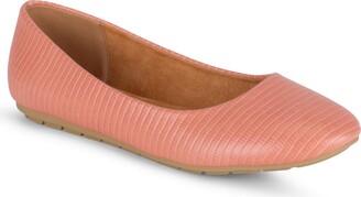 Wanted Margo Womens Leather Slip on Ballet Flats