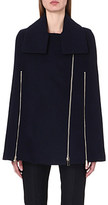 Thumbnail for your product : Stella McCartney Zip-detail wool-blend cape coat