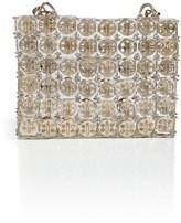 Thumbnail for your product : Paco Rabanne Pyramid Bag in Transparent/Golden Metal