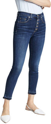 Veronica Beard Jean Debbie Jeans with Fraying