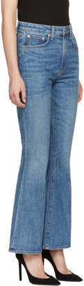 Brock Collection Blue Belle Cropped Flare Jeans