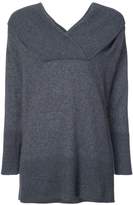 Thumbnail for your product : Adam Lippes off shoulder brushed sweater