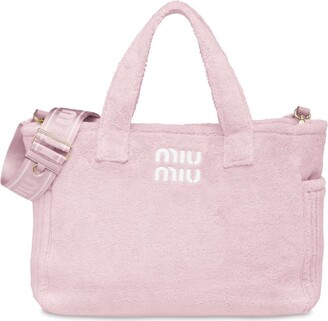 Miu Miu Pink Matelassé Tote Bag · INTO