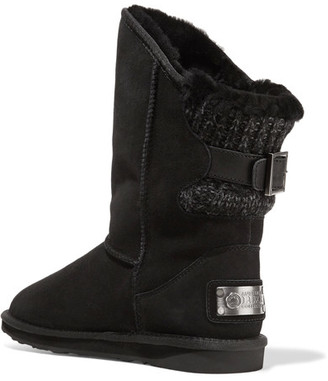 Australia Luxe Collective Spartan Ribbed-Trimmed Shearling Boots