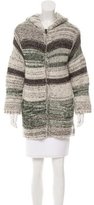 Thumbnail for your product : Etoile Isabel Marant Hooded Striped Cardigan