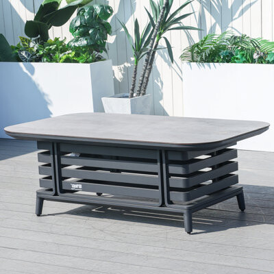 George Oliver Hudson Aluminum Coffee Table