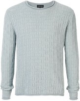 armani jumper grey