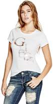 Thumbnail for your product : GUESS Factory Women's Irisa Staggered Logo Tee